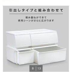 ニトリ　Nフラッテ収納ケースの画像