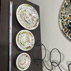 モザイクタイル　壁掛けミラー　鏡　小物入れ　バリ　インドネシアの画像