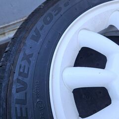 145/80-13　アルミ付き　25年製の画像