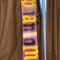 スノーボード、ビンディングセットの画像