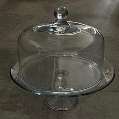 新品　Libbey セレーヌ ケーキドーム　ケーキドームセットの画像
