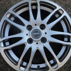 中古アルミホイール　社外　SG-E　15×5.5J　100　4H　+42　4本セット1台分　コンパクトの画像