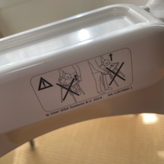 取引者決定【クッション付】IKEA ベビーチェア ハイチェアの画像