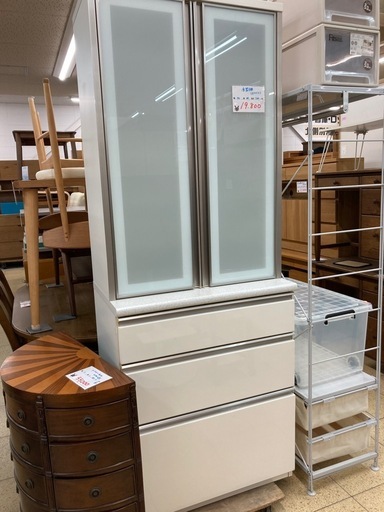 リユースマン倉敷、食器棚、ホワイト、キッチン、収納