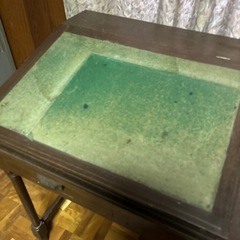 アンティーク　図面テーブルの画像
