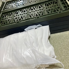 ブルー　コンテナ　折り畳みコンテナ5個　ウエスの画像