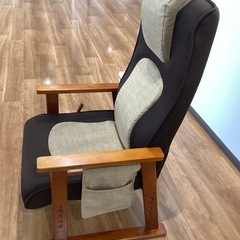 一人用リクライニングチェア【町田市再生家具】252385の画像