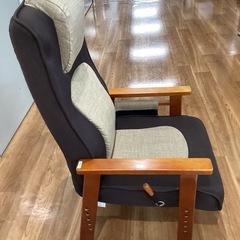 一人用リクライニングチェア【町田市再生家具】252385の画像