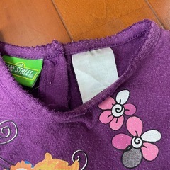 【80】セサミストリート パープル 長袖の画像