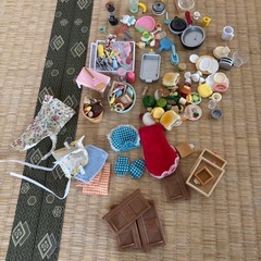 シルバニアファミリー赤い屋根の大きなお家などの画像