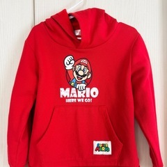 マリオ　ルイージ　フードパーカーセット　120　の画像