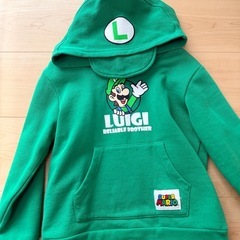 マリオ　ルイージ　フードパーカーセット　120　の画像