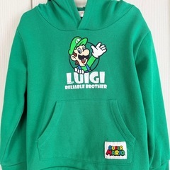 マリオ　ルイージ　フードパーカーセット　120　の画像