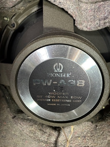 最終値下げ　旭川発⭐︎ 大型 スピーカー ペア パイオニア PW-A38 音出し確認済み 