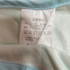 おねしょシーツ 防水シーツ ブルー お昼寝布団の画像