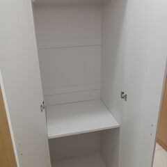 ★リユースのサカイ日立店★HJ8328  ワードロープ ホワイト H180×D52×W60 クリーニング済み の画像