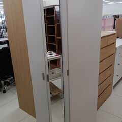 ★リユースのサカイ日立店★HJ8328  ワードロープ ホワイト H180×D52×W60 クリーニング済み の画像