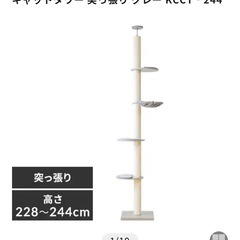 ほぼ新品キャットタワー譲りますの画像