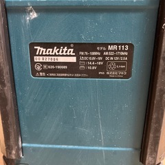 マキタ　Bluetoothスピーカーの画像