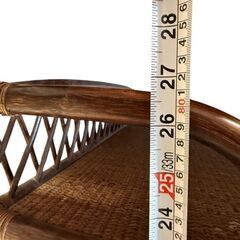 ラタン 藤 4段チェスト  箪笥 収納 ナチュラル 玄関 アジアン ビンテージ アンティーク レトロ の画像