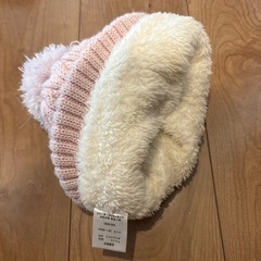 女の子　ニット帽　53-55cmの画像