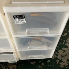 2個セット 3段 衣類ケース 大の画像