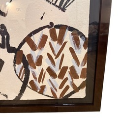 【真作】額装済 SATO ASAMI サトウアサミ ジクレー 版画 VASE 大の画像