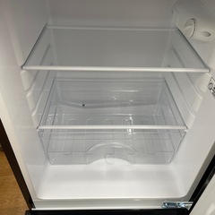 ☆ドリーム荒牧店☆ジモティー割引有【クリーニング済み】ニトリ/２ドア冷蔵庫/NTR-106BK/106L/2024年製の画像