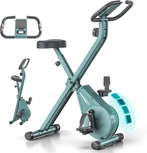 【ブラックフライデーSALE中❣️】フィットネスバイク エアロバイク トレーニングバイク 16段階負荷調整