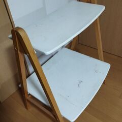 ２段棚　木製の画像