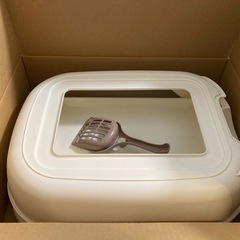 デオトイレ(猫用トイレ) ハーフカバータイプ　本体の画像