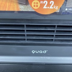 【ご来店限定】＊ QUADS セラミックファンヒーター　2024年製＊1118-2の画像