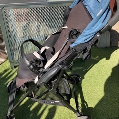 コンビ　ベビーカー Age 水色の画像