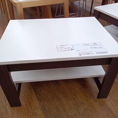 ★リユースのサカイ水戸店★  テーブル ﾎﾜｲﾄ×ﾀﾞｰｸﾌﾞﾗ...