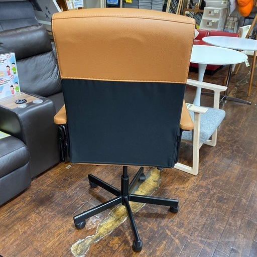?人気?IKEA MILLBERGET 回転チェア 　イケア ミルベルゲット ブラウン オシャレ オフィス家具　No.2674 NH