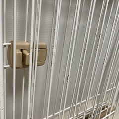 ペットサークル／犬用サークル／アイリスオーヤマ ウッディサークル 中型犬用 W120×D80×H71 使用感あり格安の画像