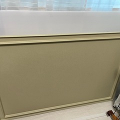 ペットサークル／犬用サークル／アイリスオーヤマ ウッディサークル 中型犬用 W120×D80×H71 使用感あり格安の画像