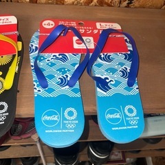 コカコーラ　記念品　草履の画像