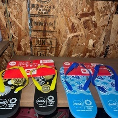 コカコーラ　記念品　草履の画像