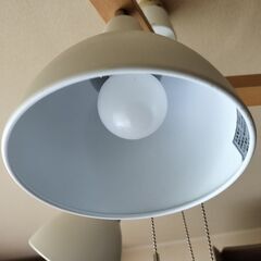 ニトリ　天井照明　吊り下げランプ　60ｗ球　　美品の画像