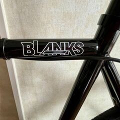 【送付不可、引取り限定】固定/シングルギア LOCAL BIKES BLANKS BLACK Mサイズの画像
