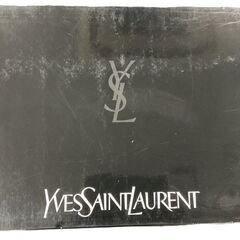 YVES SAINT LAURENT イヴサンローラン 140×200 綿毛布 ブルー 未使用現状品の画像