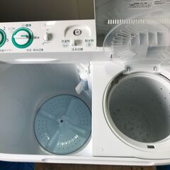 ４㎏　二層式洗濯機　AQW-N401　アクア　2024年式　高さ918mm　幅785mm　奥行435mm　の画像