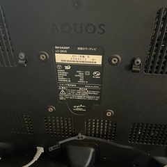 SHARP 液晶カラーテレビ　LC-26V5の画像