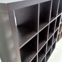 ★リユースのサカイ日立店★HJ8329  飾り棚 ダークブラウン H149.5×D39×W149.5 クリーニング済み の画像