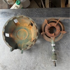 タチバナ製作所 業務用 卓上 ガスコンロ LPガス TS-4 プロパンガス 汚れ錆あり 鋳物 店舗用品 厨房の画像