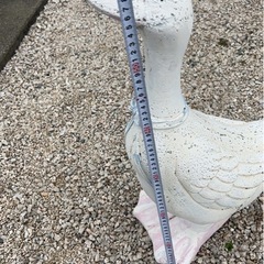 お話中　ガーデニング　オーナメント　置物　アヒルの画像