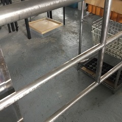 ガードパイプW205cmステンレス　⭐︎61841の画像