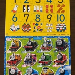 知育玩具　パズル　数字あそびの画像