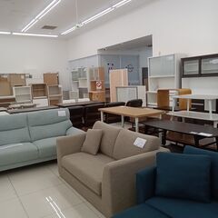 ★リユースのサカイ日立店★HJ8331  ソファ ダークベージュ H75×D87×W142 クリーニング済み の画像